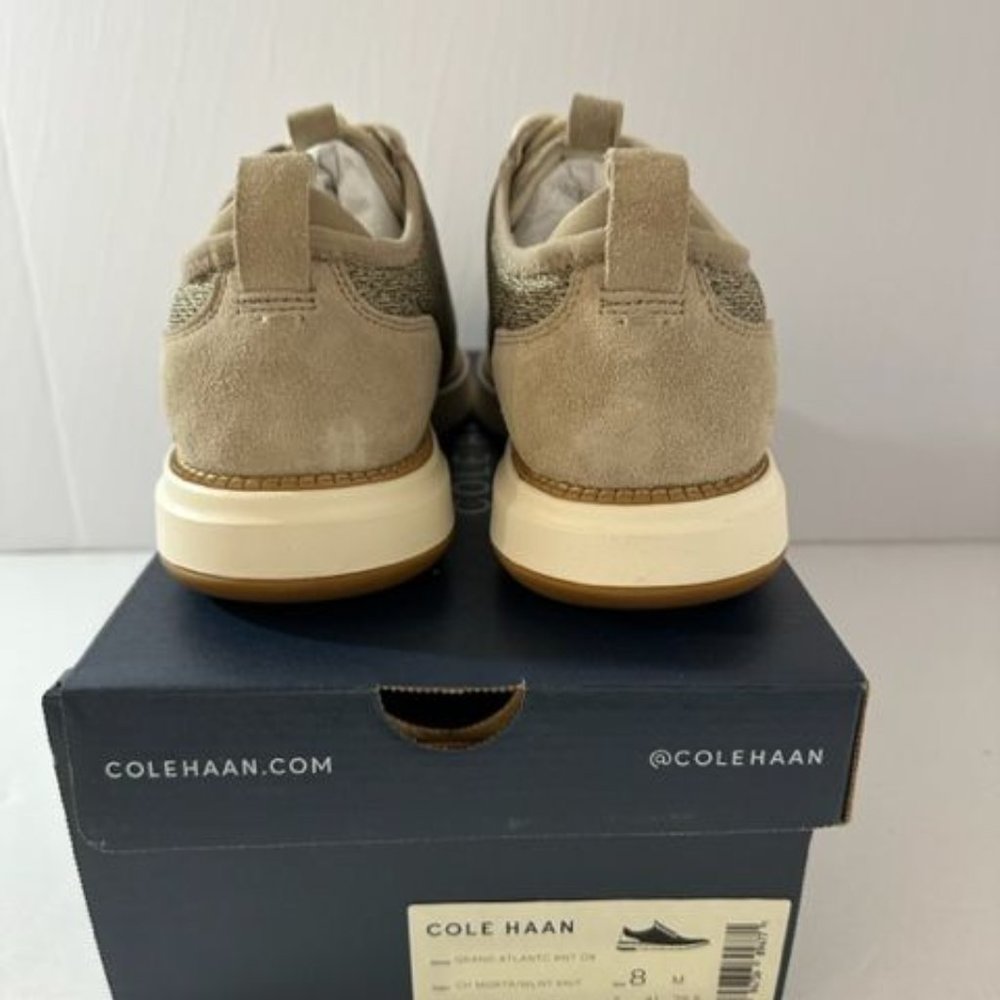 Cole Haan, Men's  Grand Atlantic Knit Sneaker Cream size 8 New In Box - Picture 3 of 5